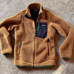 Patagonia Tan with Blue/green Accents